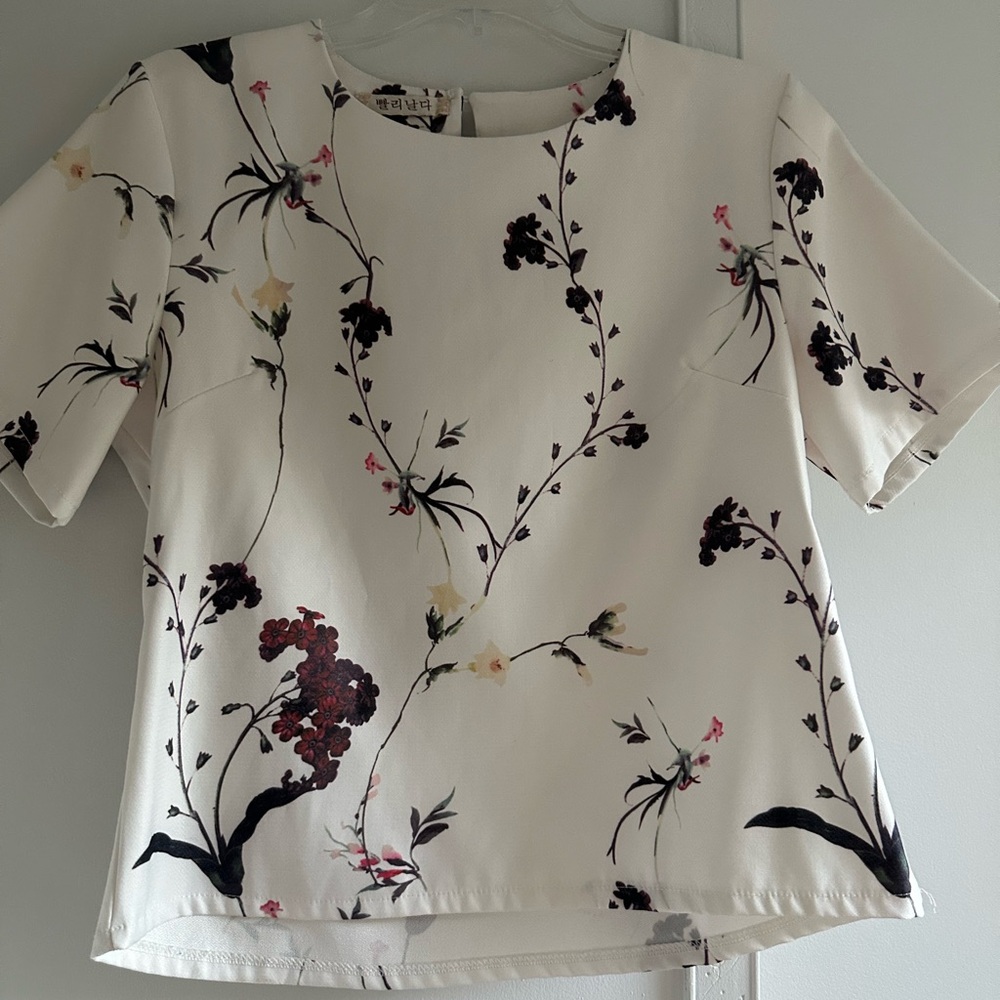 Floral Print Women's Top